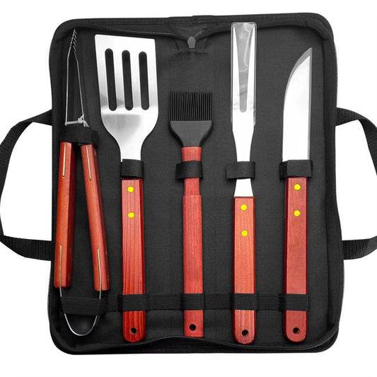 Barbeque Grill Tool Set with Carrying Case