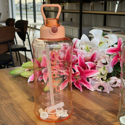 Sport Drinking Bottle With Straw