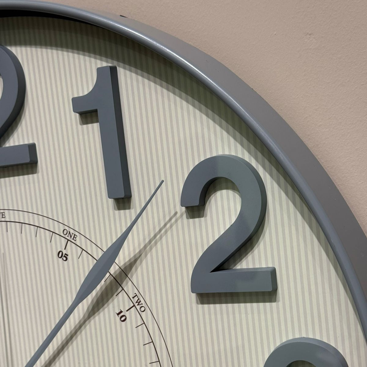 Classic Round Wall Clock With Large Numbers