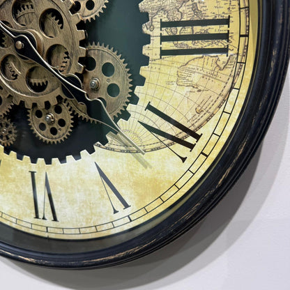 Vintage Dual-Style Clock – Roman and Standard Numerals