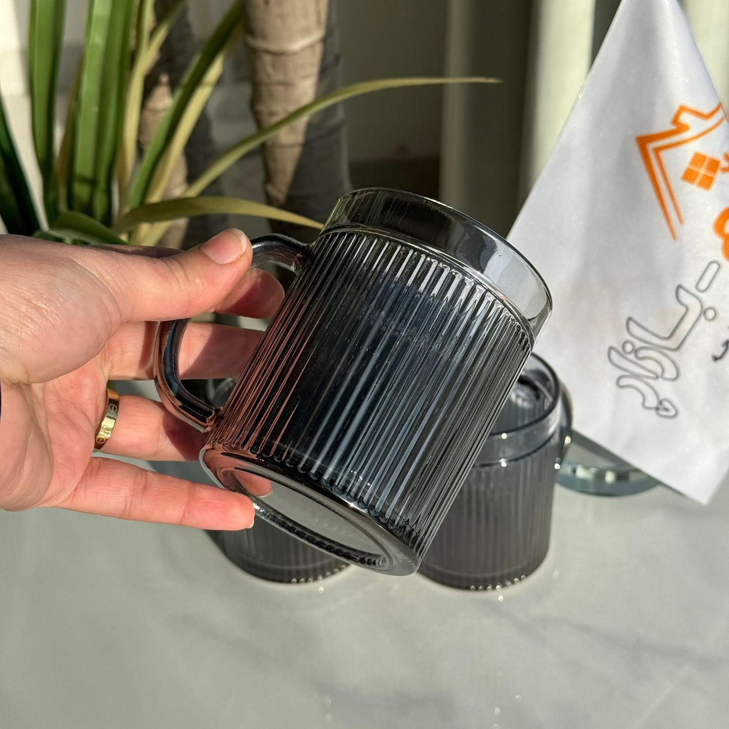 Luxury Black Tea Cups - Set Of 3