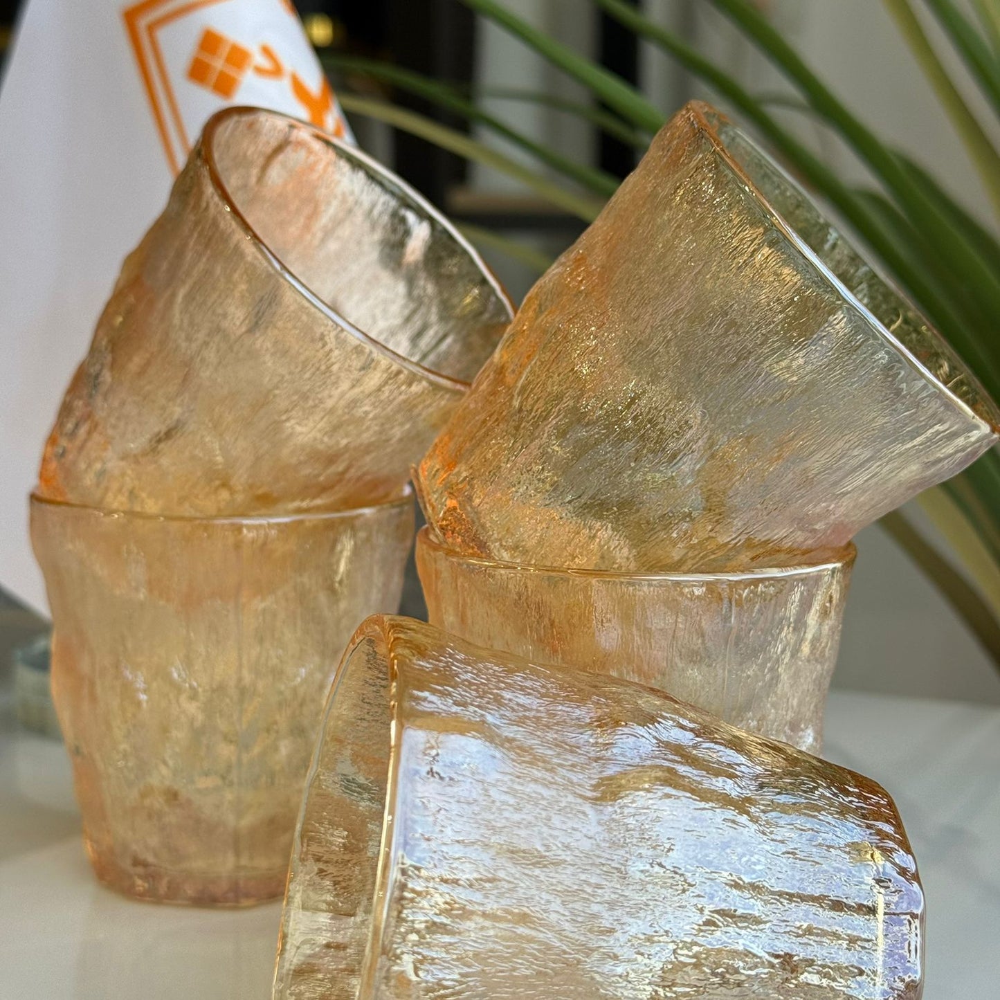 سێت پەرداخی مۆدێرن - بە دوو ڕەنگ 