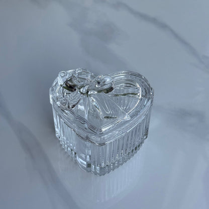 Luxury Glass Table Accessory Box with Lid