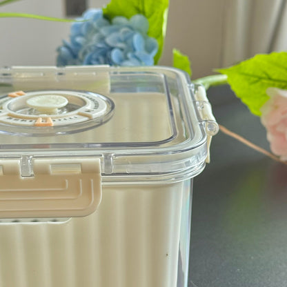 Airtight Multi-Purpose Food Storage Container With Date Dial - Set Of 4