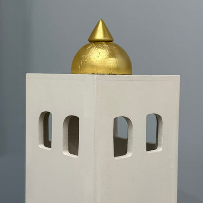 Gold Dome Minaret Table Lantern