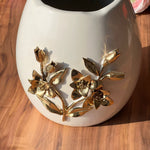 Decorative Golden Flower Vase