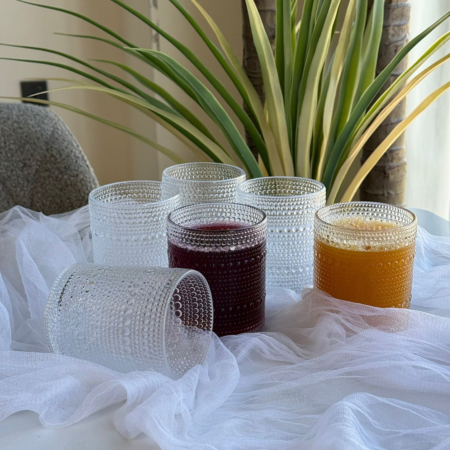 Modern Clear Glassware Set