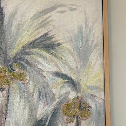 لوحة فنية مرسومة يدويا قياس 60x90 سم
