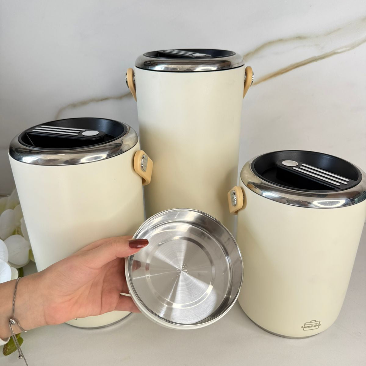 Portable Vacuum Stainless Steel Lunch Box