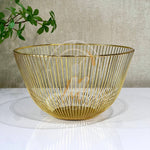 H021 Metal Serving Mesh Basket Bowl