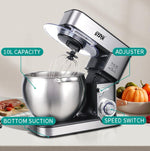 10L Powerful Stainless Steel Stand Mixer