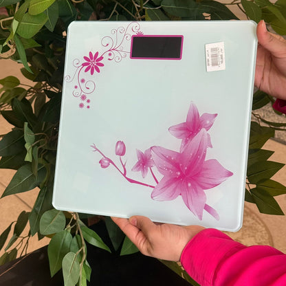 Elegant Multi-Color Glass Digital Scale