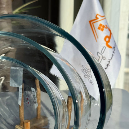 Modern Oven-Safe Glass Serving Dish Set