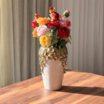 Golden Floral Luxury Decorative Vase