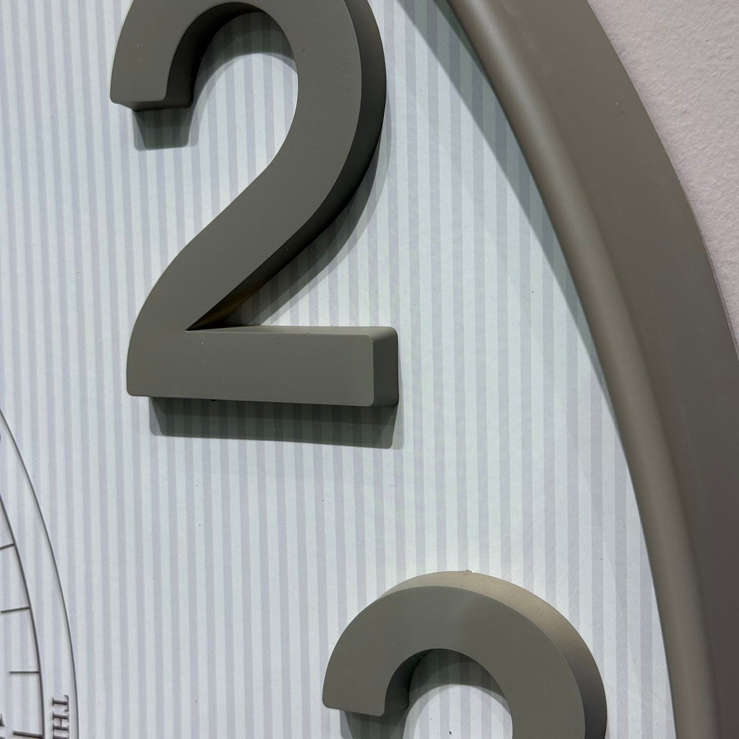 Classic Round Wall Clock With Large Numbers
