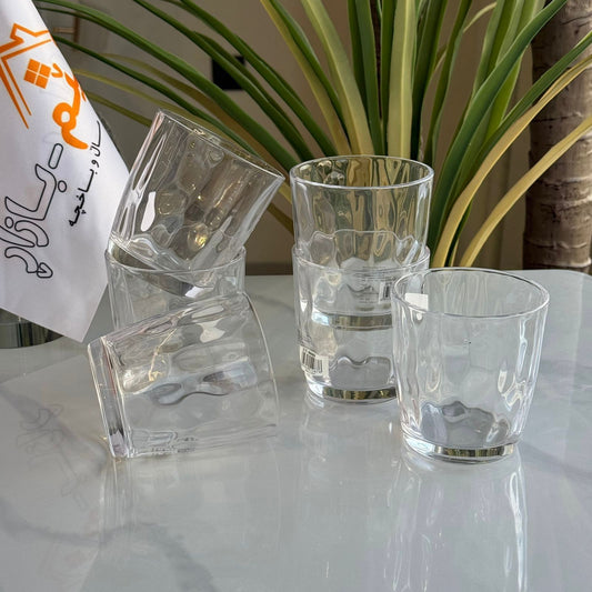 سێت پەرداخی شووشەی شیک و بەهێز 