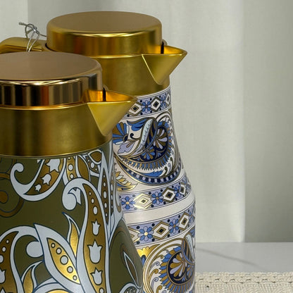 تەرموسی جاو قاوەی نەخشدار