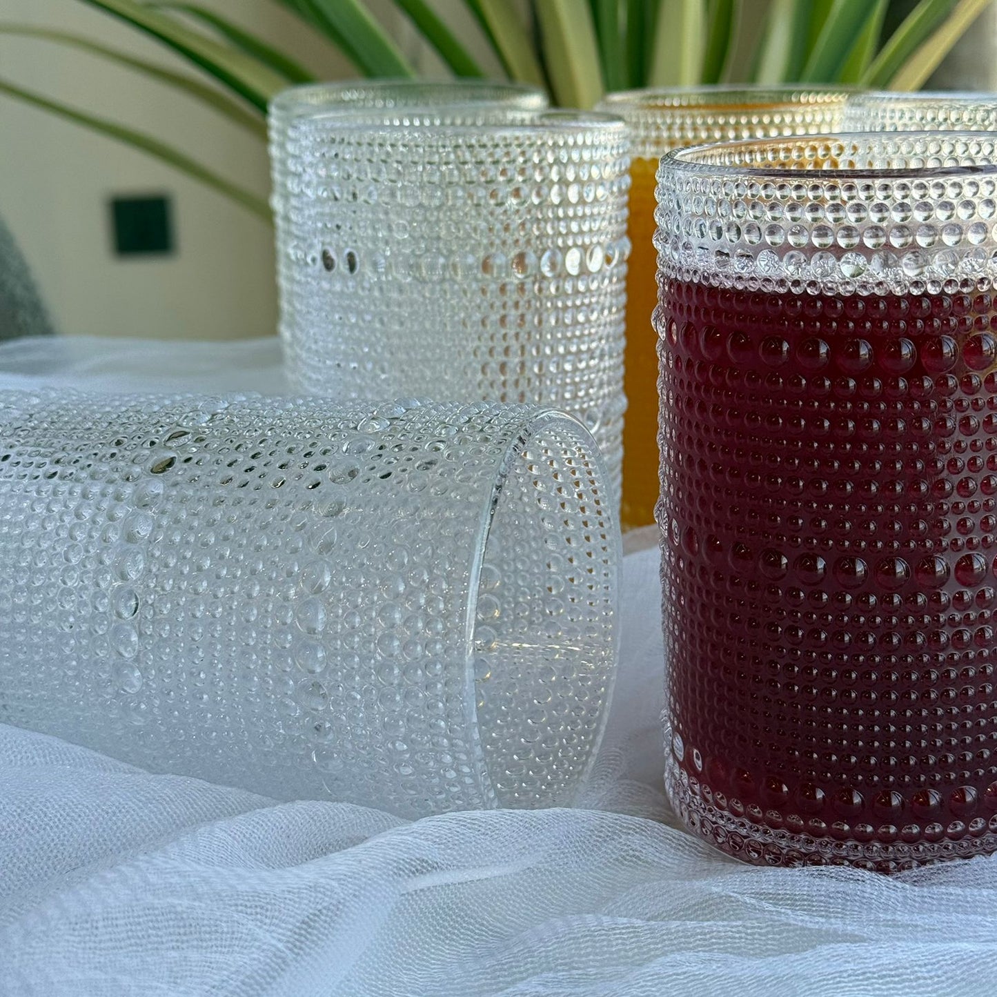 Modern Clear Glassware Set