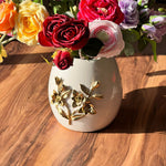 Decorative Golden Flower Vase