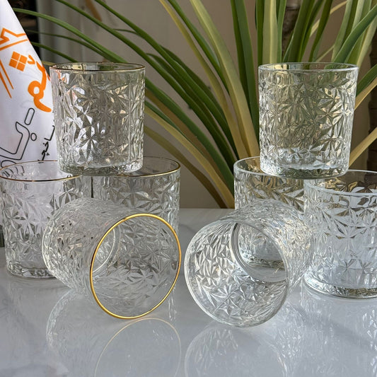 6-peices elegant glassware collection