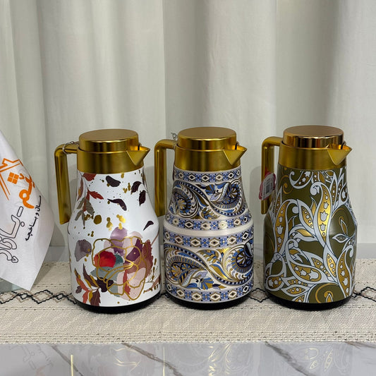 تەرموسی جاو قاوەی نەخشدار