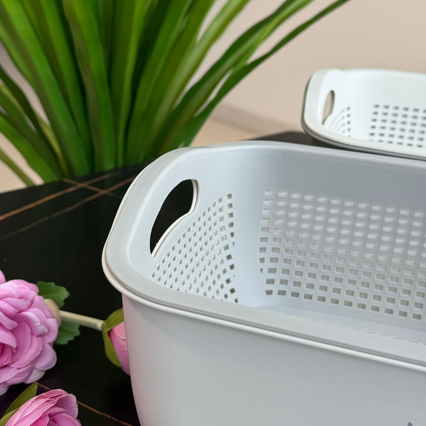 Double-Layer Plastic Drain Basket