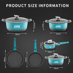 6 PCS High Quality Aluminum Cookware Set