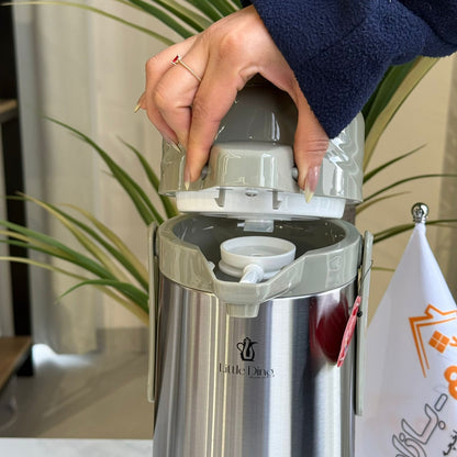 Modern Stainless Steel Coffee & Tea Thermoses