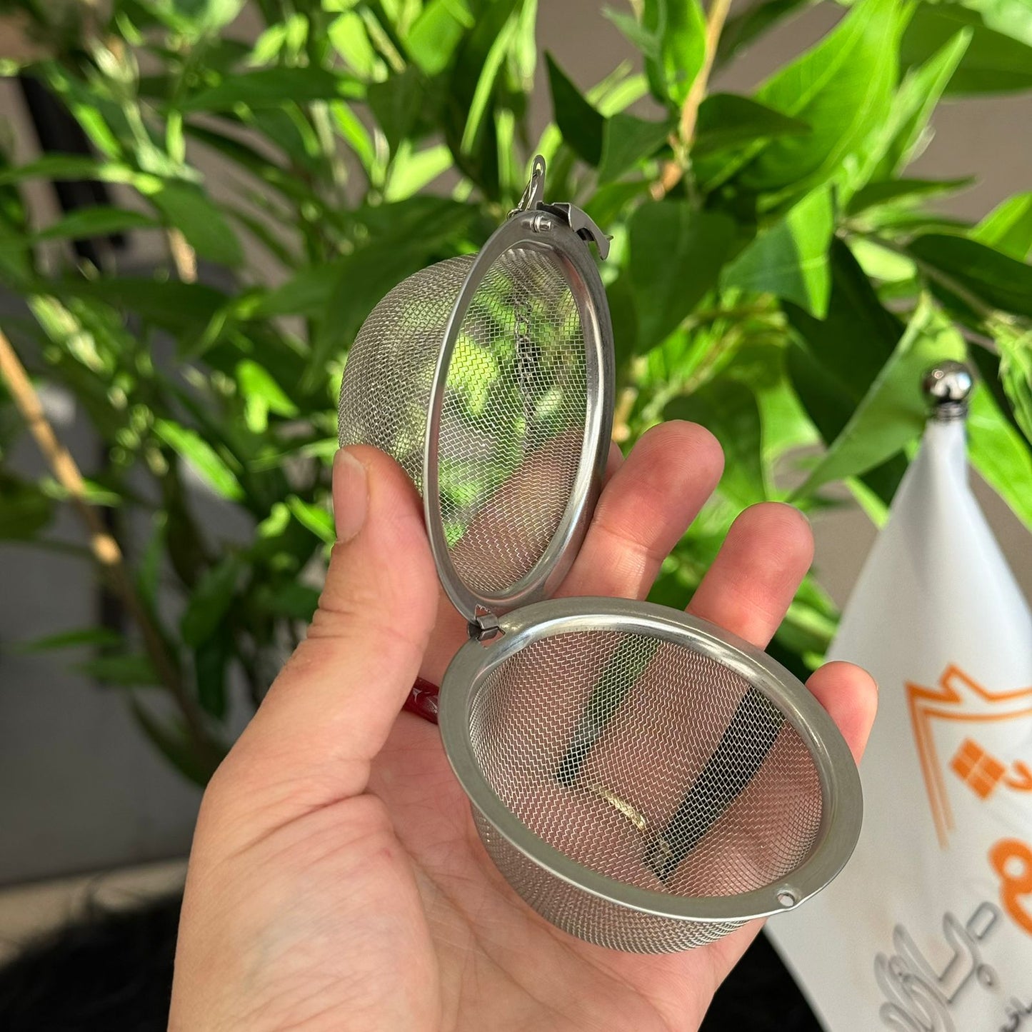 كرة مصفاة الشاي والتوابل العشبية