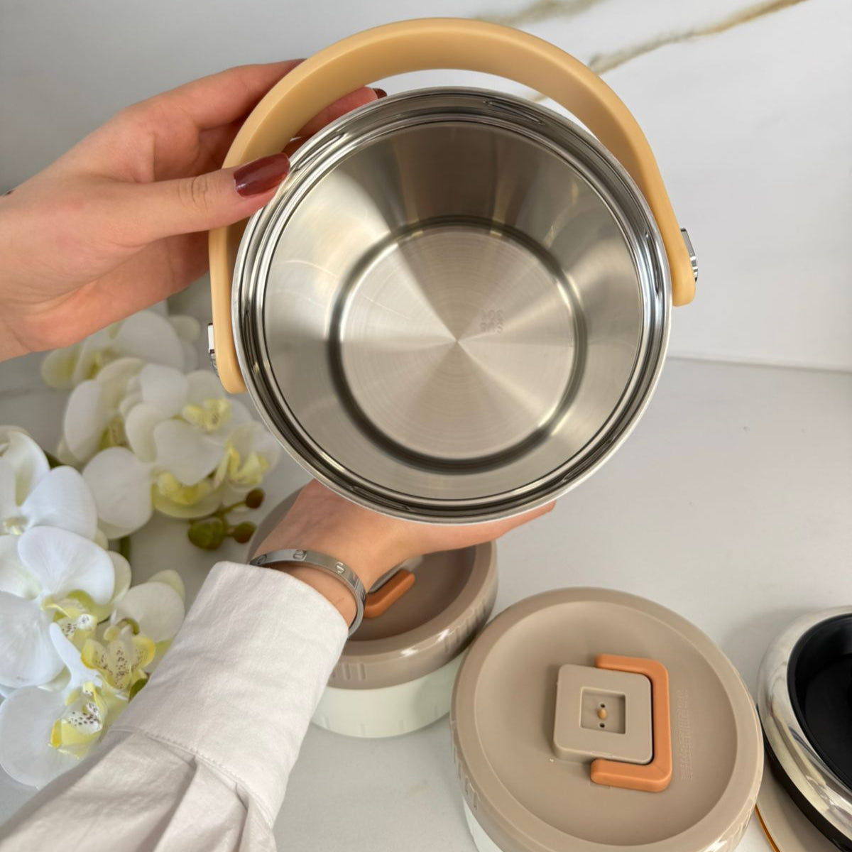 Portable Vacuum Stainless Steel Lunch Box
