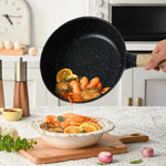 Non-stick Aluminum Frying Pan With Glass Cover