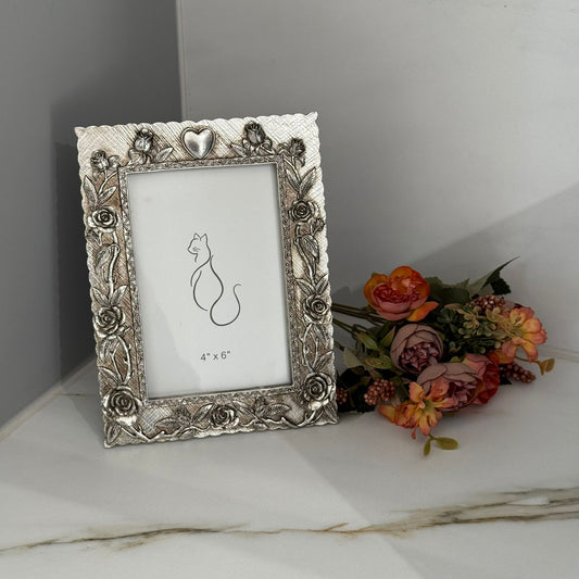 Vintage Floral Photo Frame