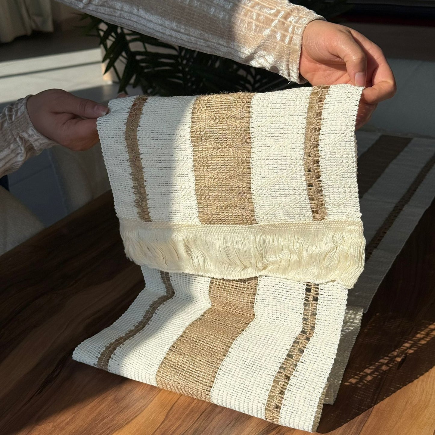 30 × 180 سم ڕاکەری مێزی سروشتی تواوە