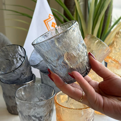 سێت پەرداخی مۆدێرن - بە دوو ڕەنگ 