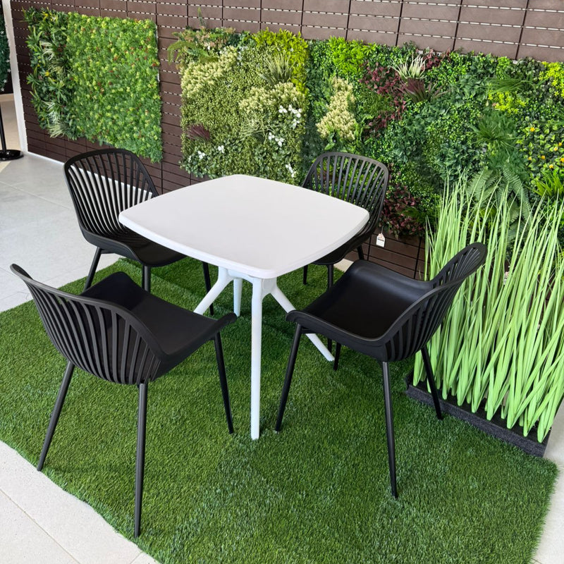 Daniela Chair & Durable Square Table Outdoor Furniture Set