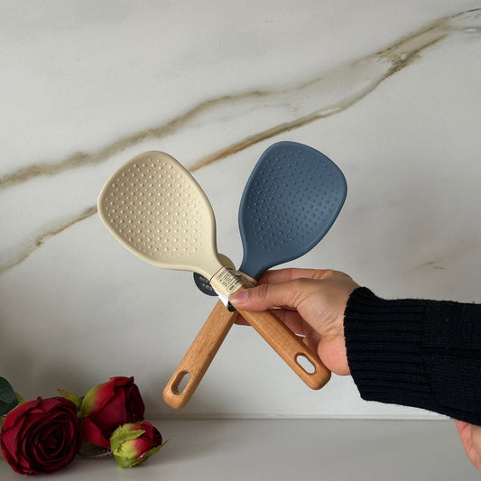 Non-Stick Serving Paddle with Wooden Handle