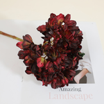 Vintage Charred French Hydrangea - False Flowers