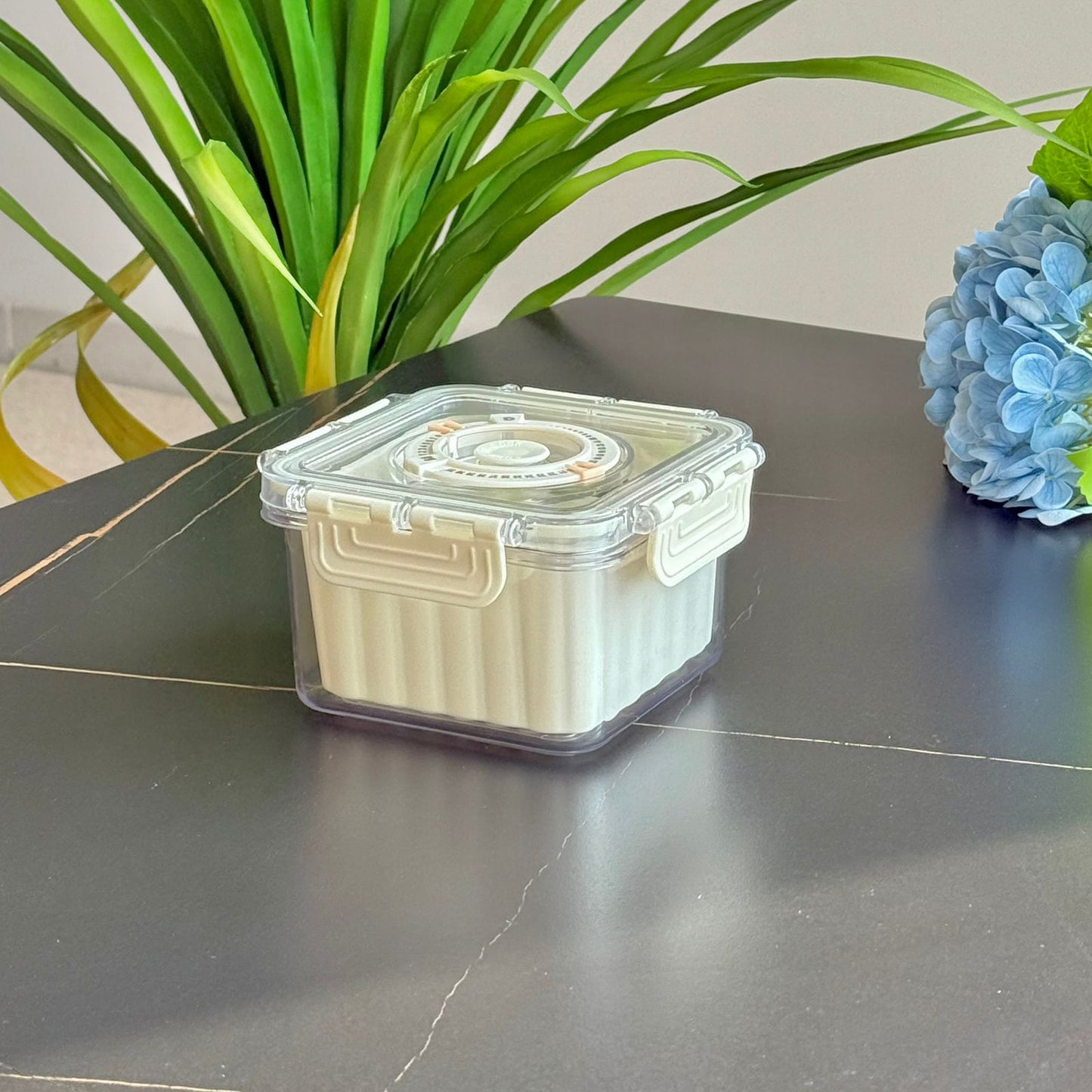 Airtight Multi-Purpose Food Storage Container With Date Dial - Set Of 4