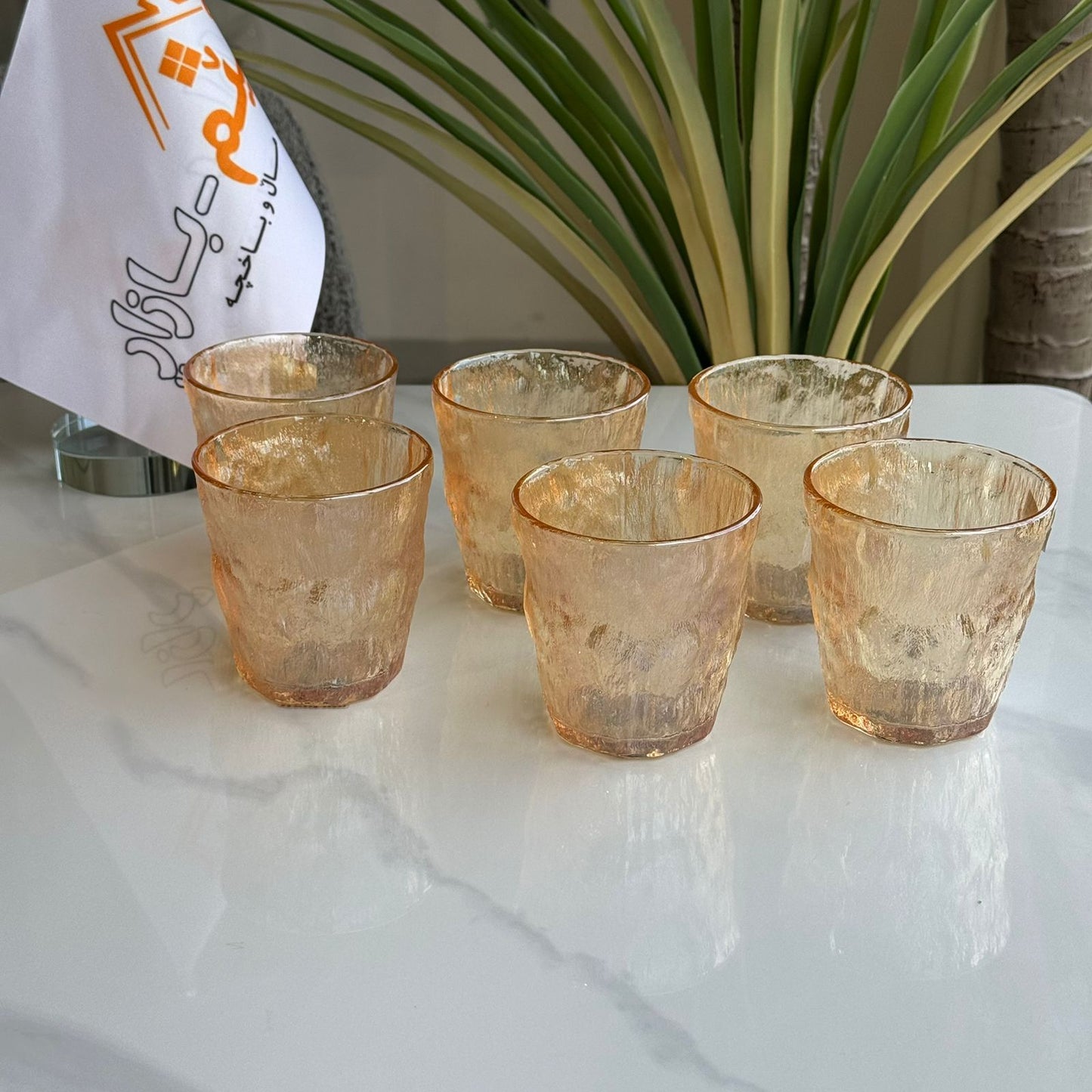 سێت پەرداخی مۆدێرن - بە دوو ڕەنگ 