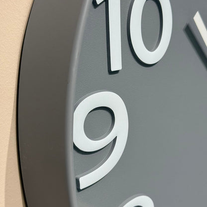 Round Wall Clock With Large Numbers