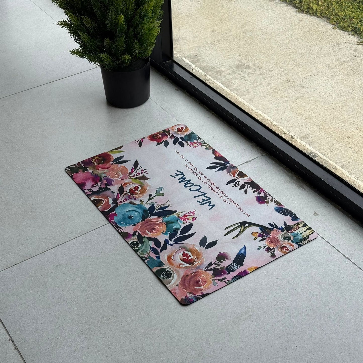 Decorative Anti-Slip Door Floor Mats