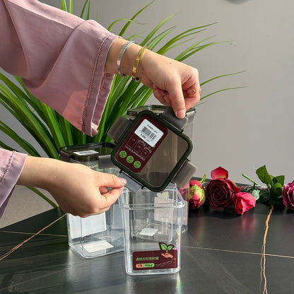 دەفری هەڵگرتنی خۆراک بە ٣ قەبارە