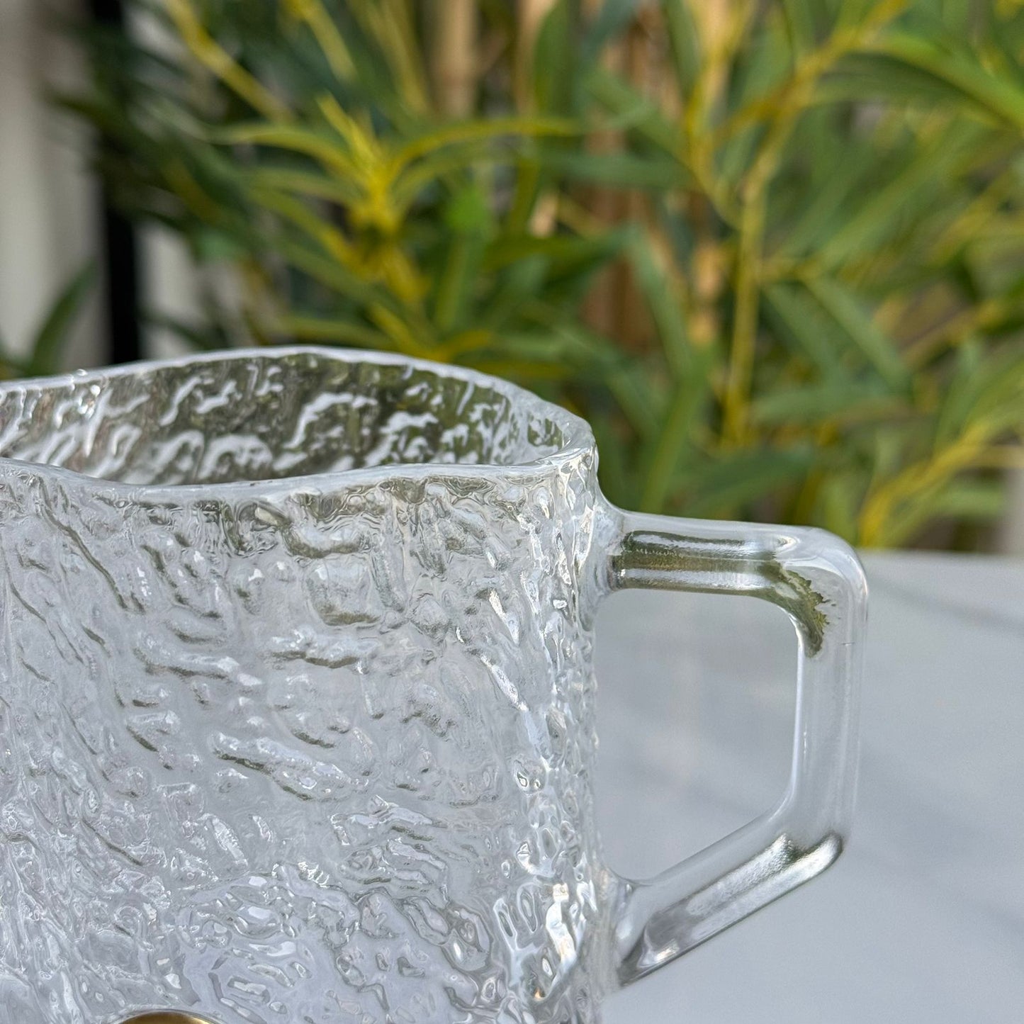 Modern Clear Glass Mug