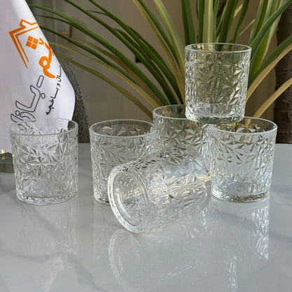 6-peices elegant glassware collection