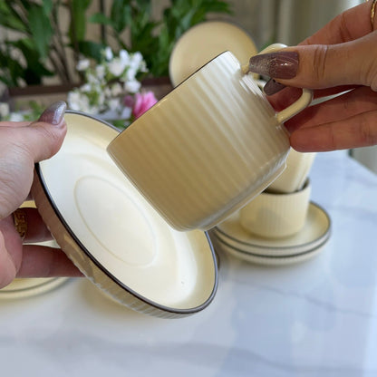 کوپ و دەفری قاوە سیرامیکی مۆدێرن – سێتی ٦