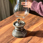 Vintage Glass Oil Lamp