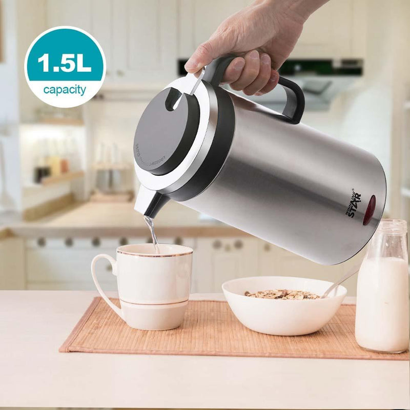 1.5L Durable Stainless Steel Electric Kettle