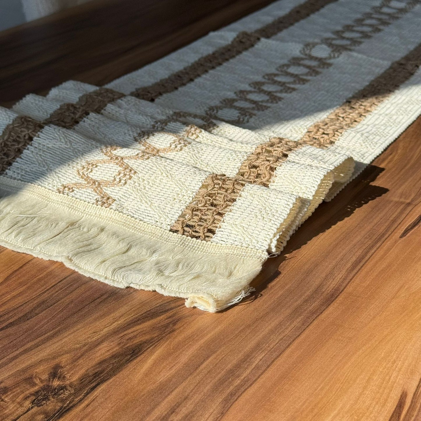 30 × 180 سم ڕاکەری مێزی سروشتی تواوە