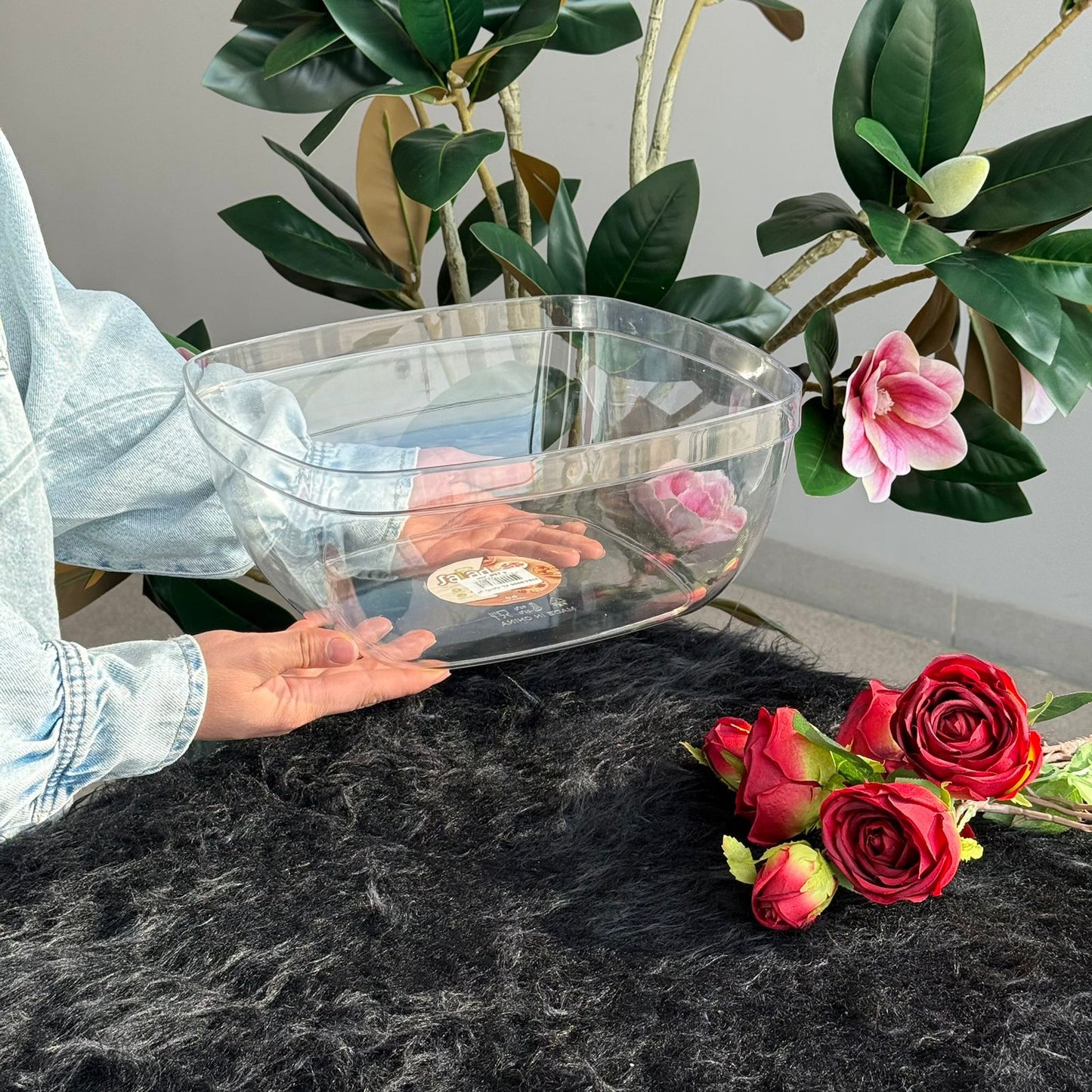 Clear Multi-Size Serving & Storage Bowls