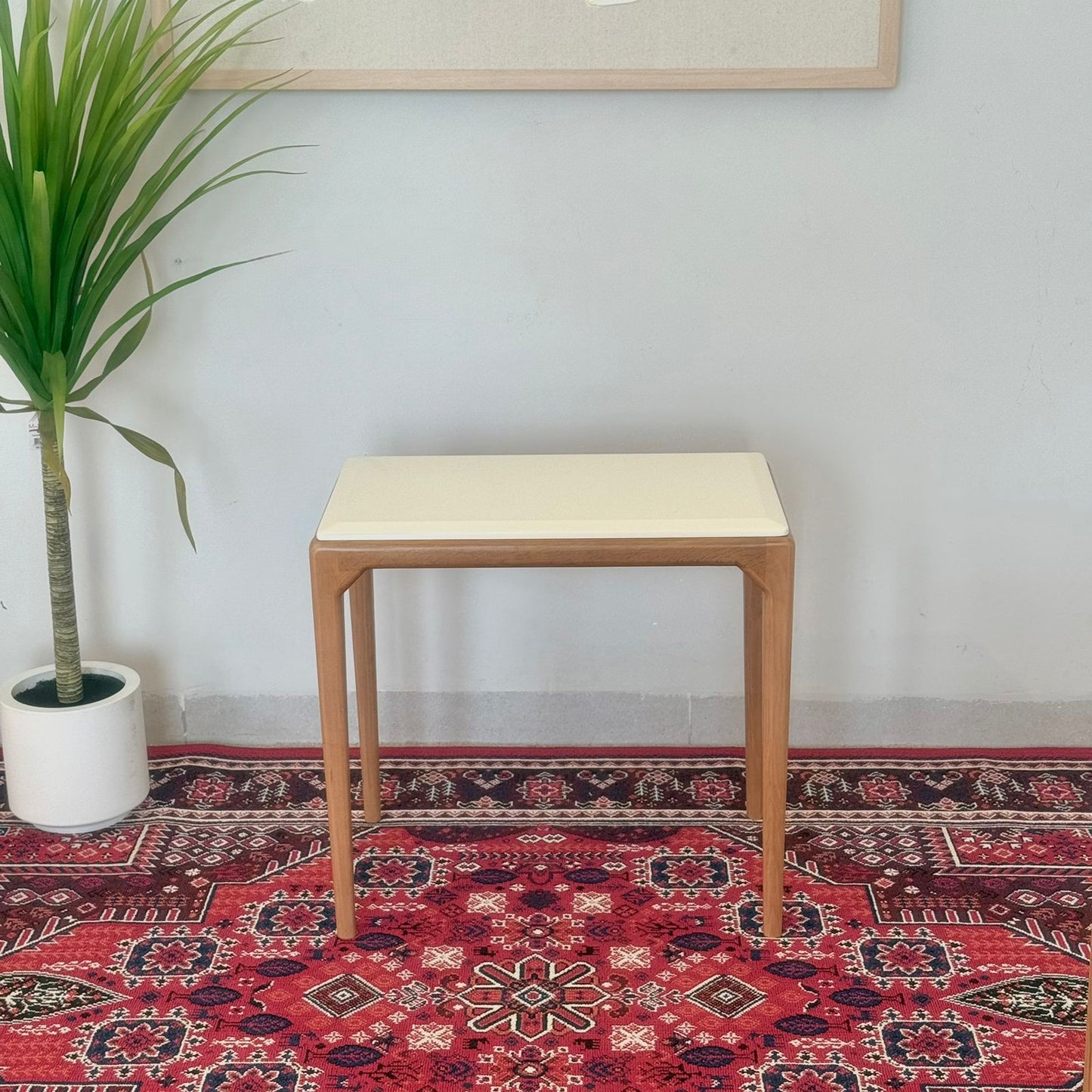 Luca - Modern Durable Table Set - Beige & Grey